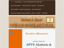 Tablet Screenshot of dptchiropraktik.com